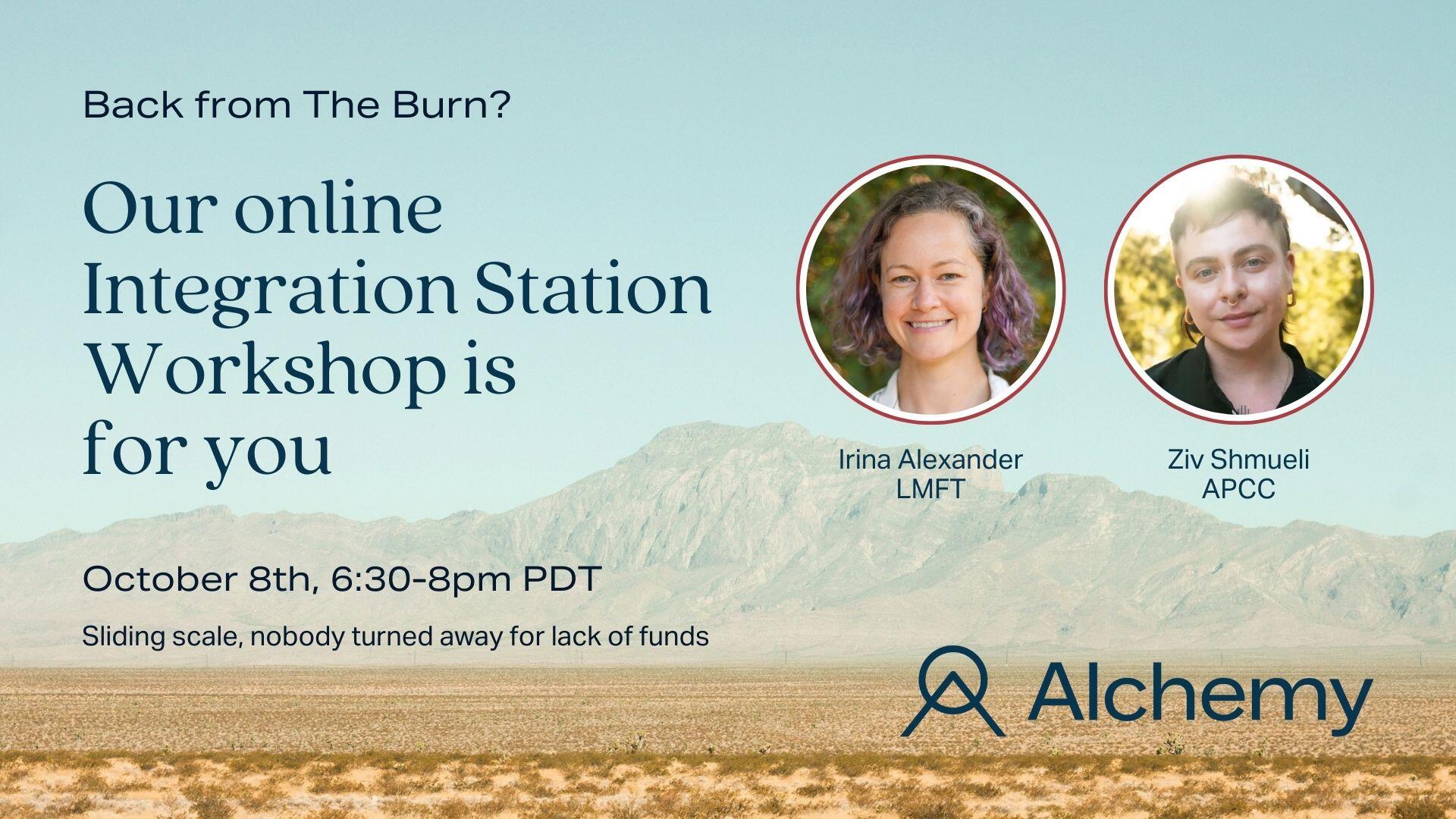 Campaign cover image for Burner Integration Station Workshop