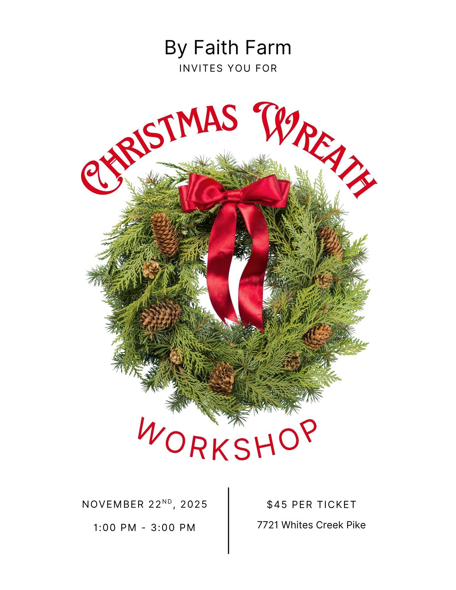 Campaign cover image for Christmas Wreath Workshop #2