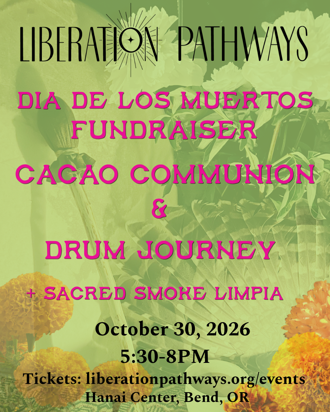 Campaign cover image for Dia De Los Muertos Cacao Communion + Drum Journey