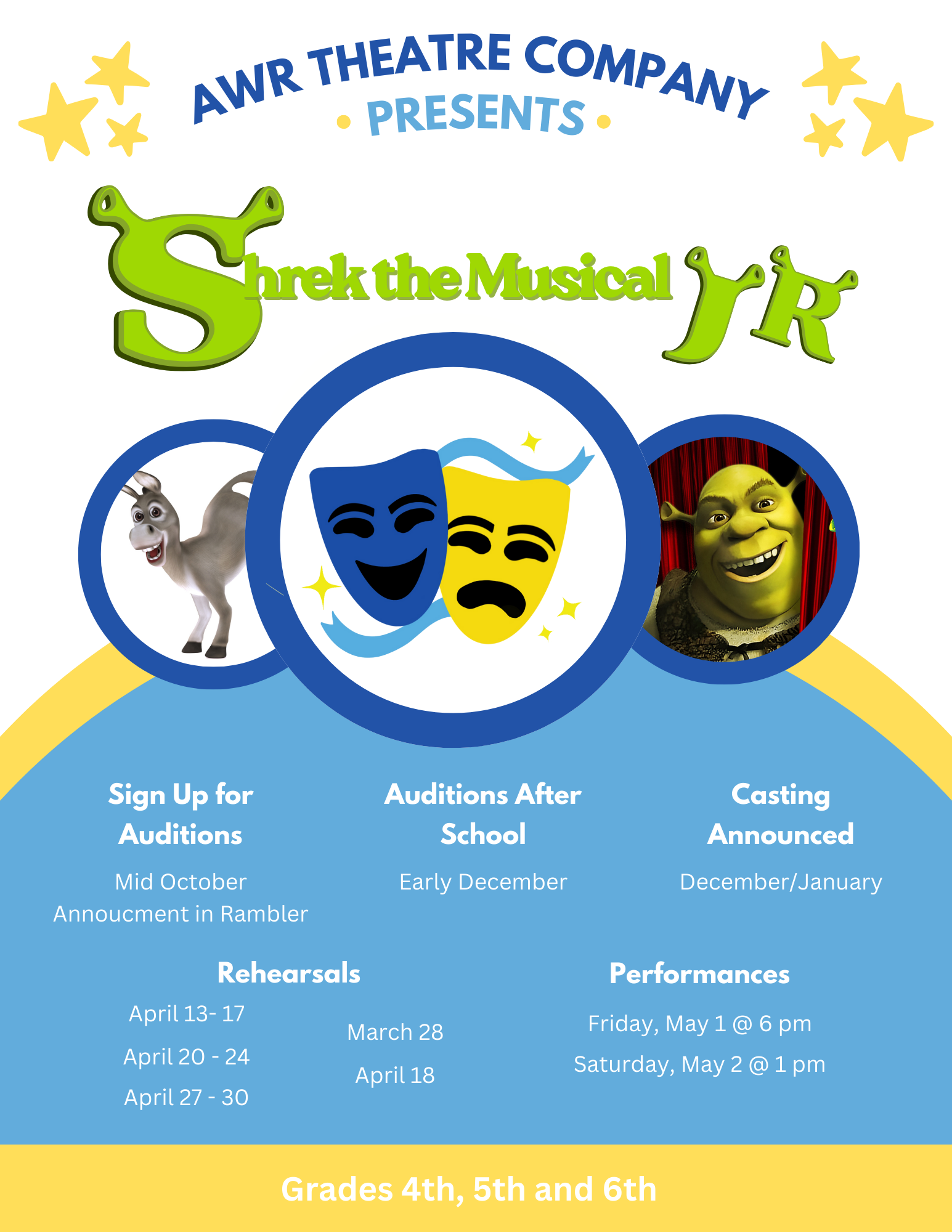 Campaign cover image for AWR Theatre Company Shrek