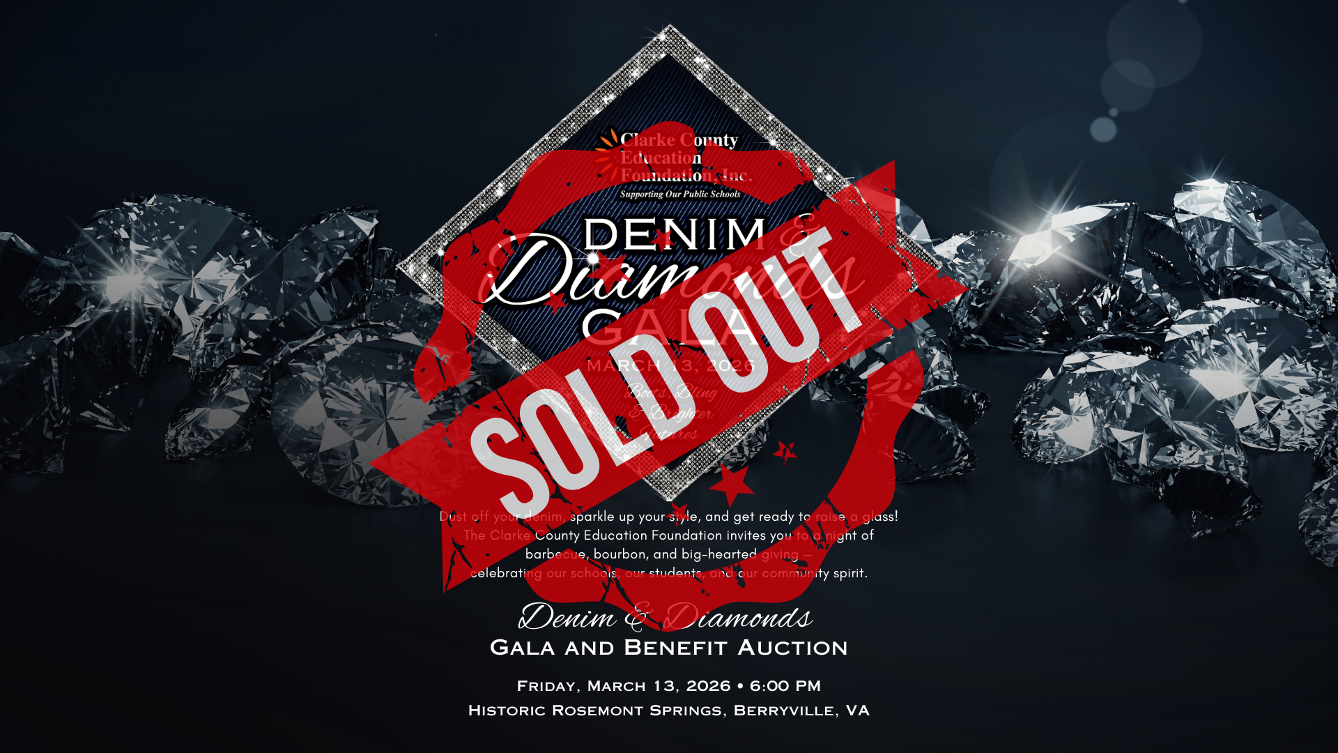 Campaign cover image for CCEF's 2026 Denim and Diamonds Gala