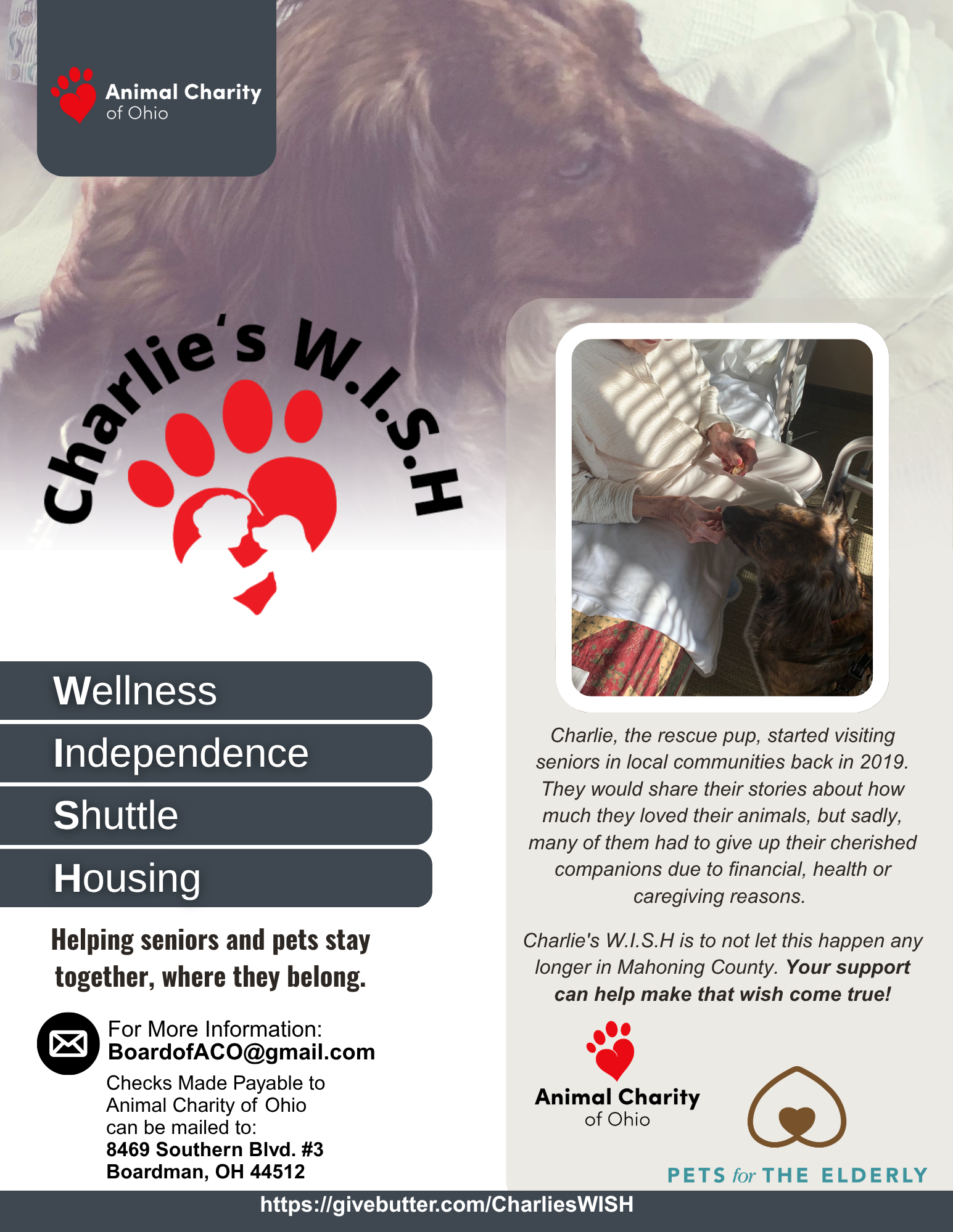 Campaign cover image for Charlie's W.I.S.H. Program