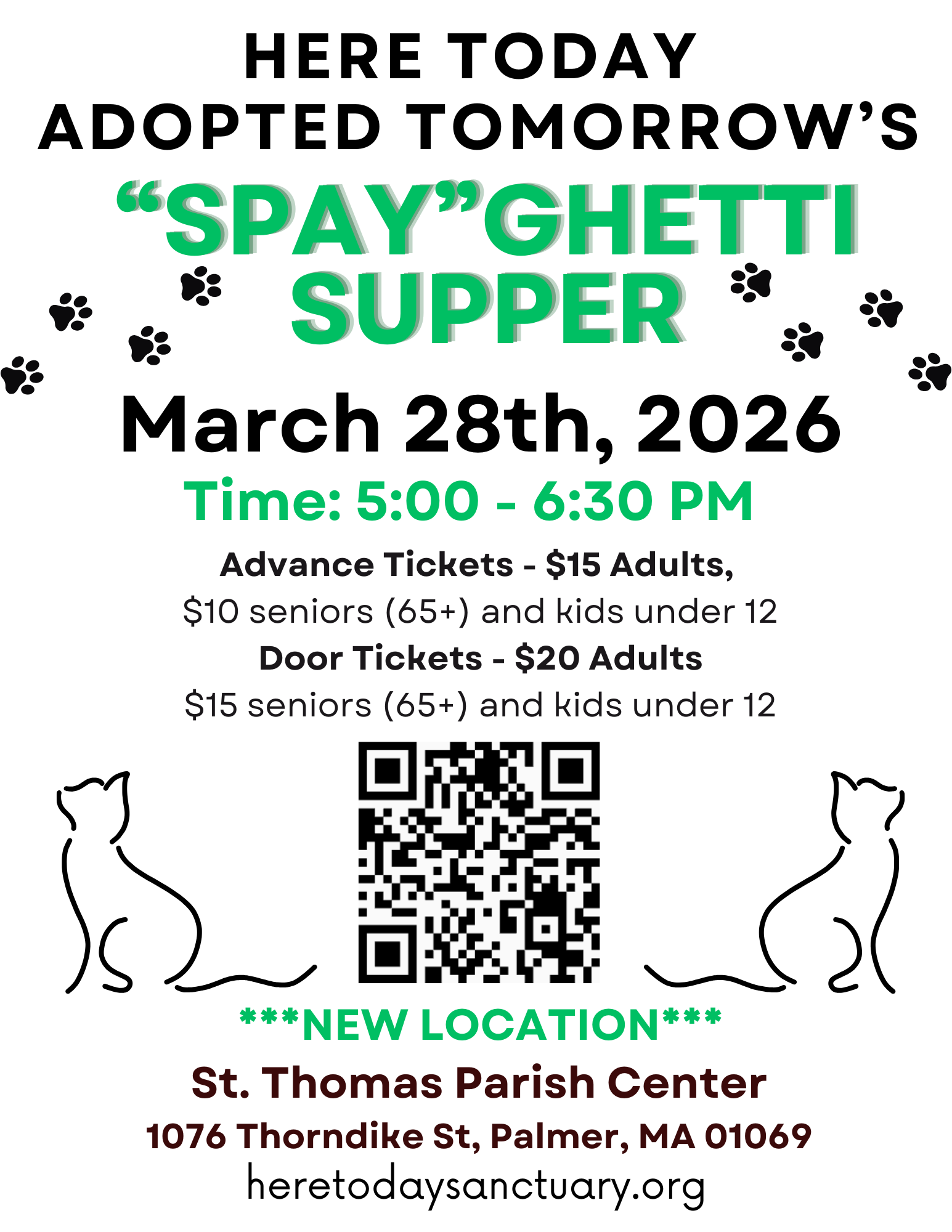 Campaign cover image for HTAT's "Spay"ghetti Supper 2026