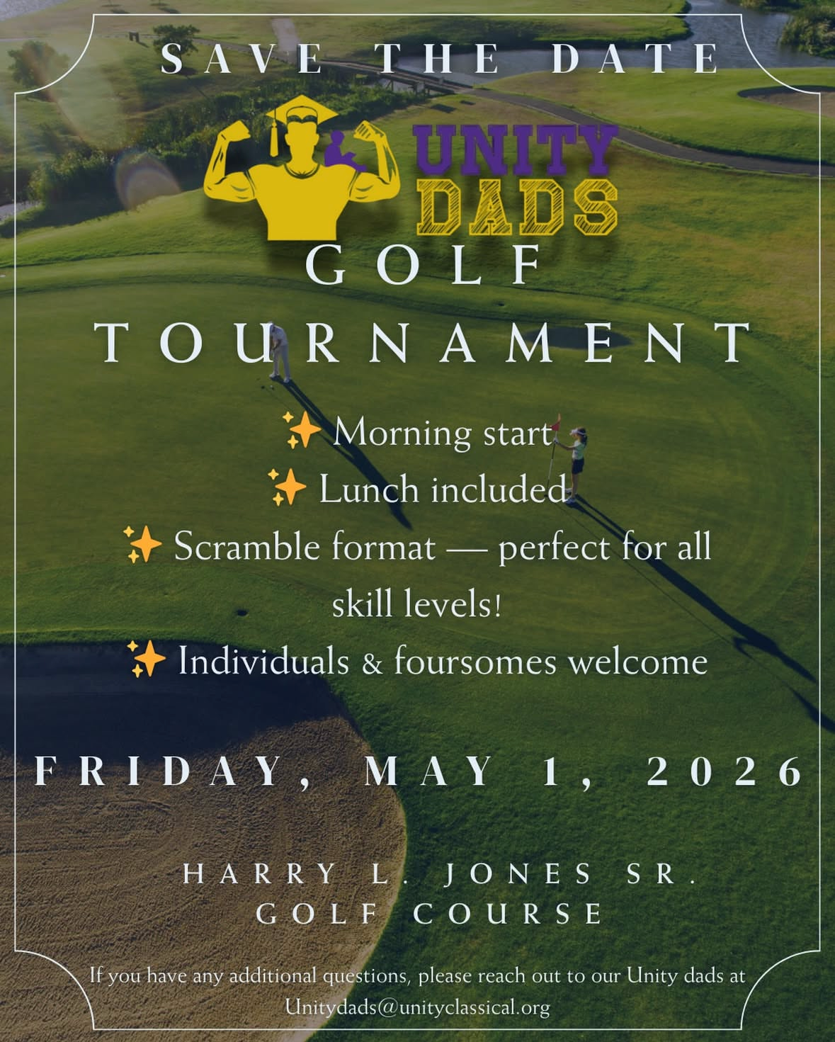 Campaign cover image for Unity Dads Golf Tournament
