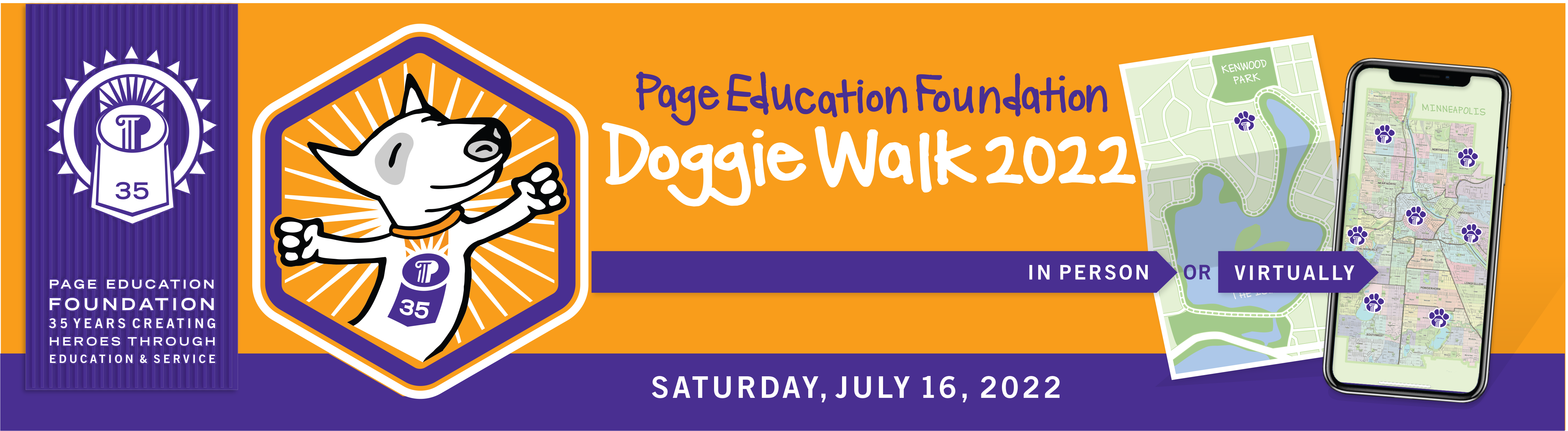Campaign cover image for Page Education Foundation - 2022 Doggie Walk