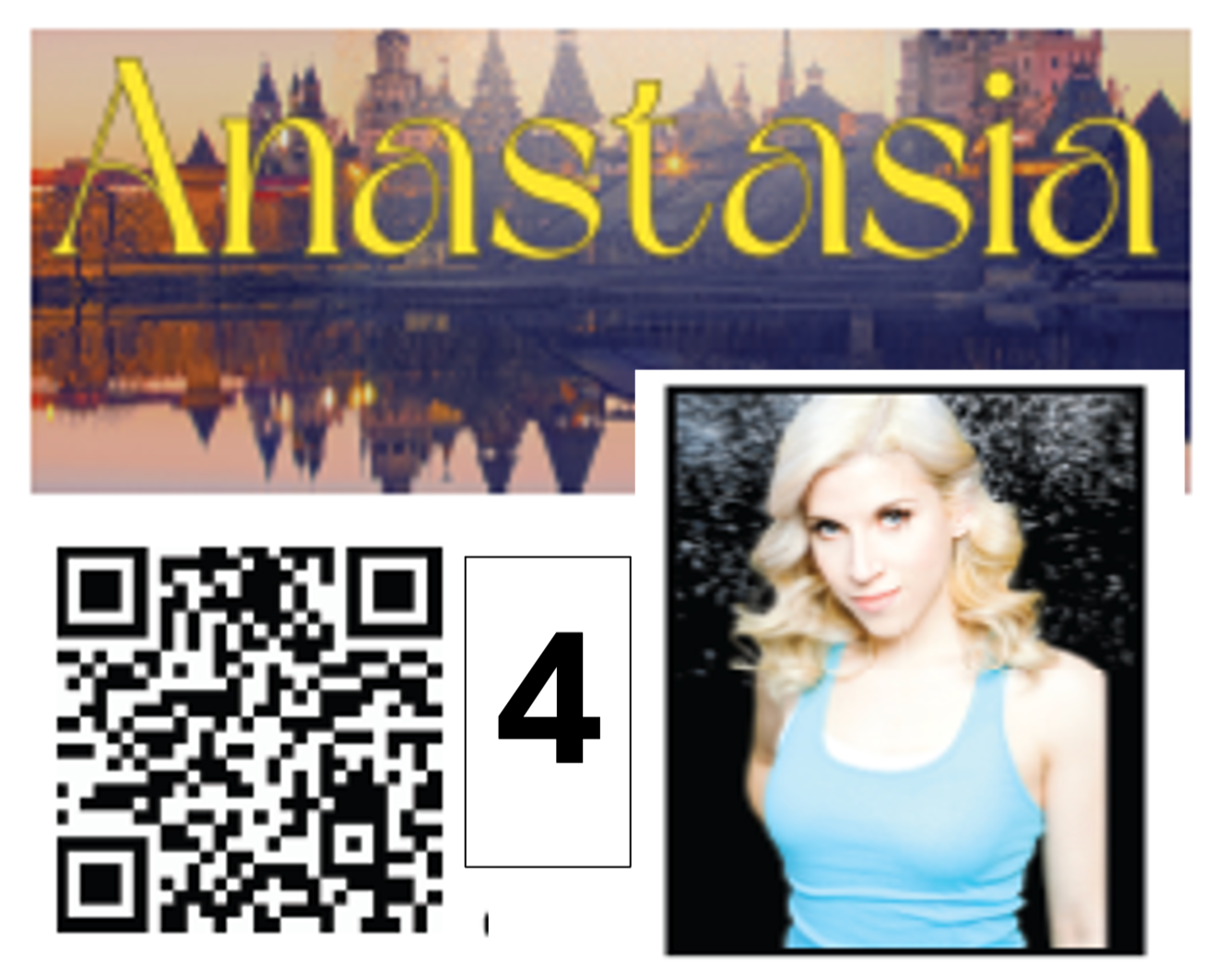 Campaign cover image for WinterFest 2025 Vote for ANASTASIA (sung by Devon Frieder)