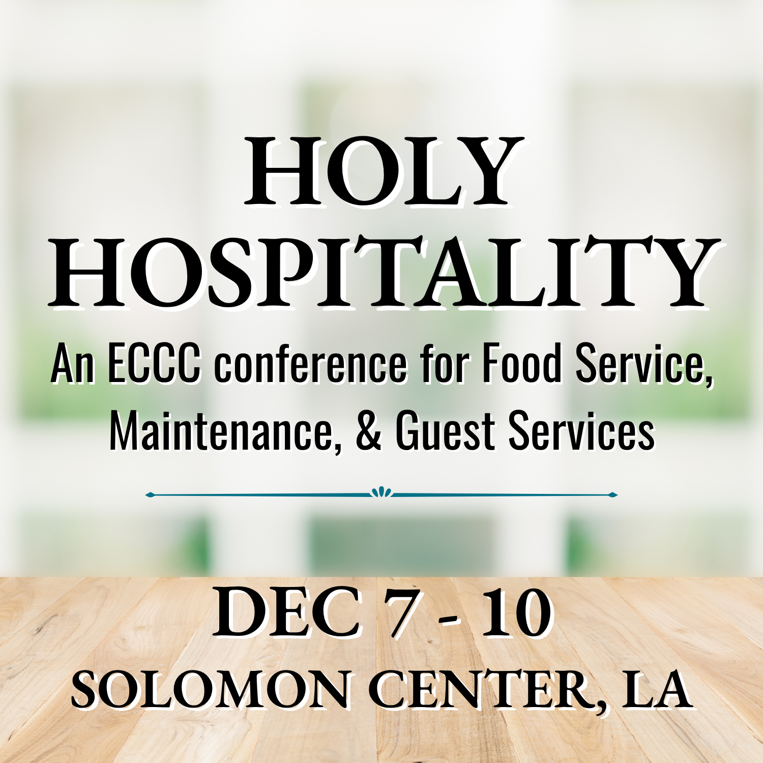 Campaign cover image for Holy Hospitality | 2026