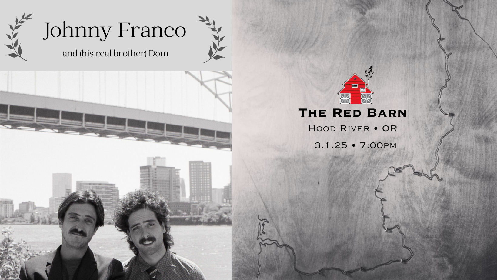 Campaign cover image for Johnny Franco at The Red Barn (3.1)