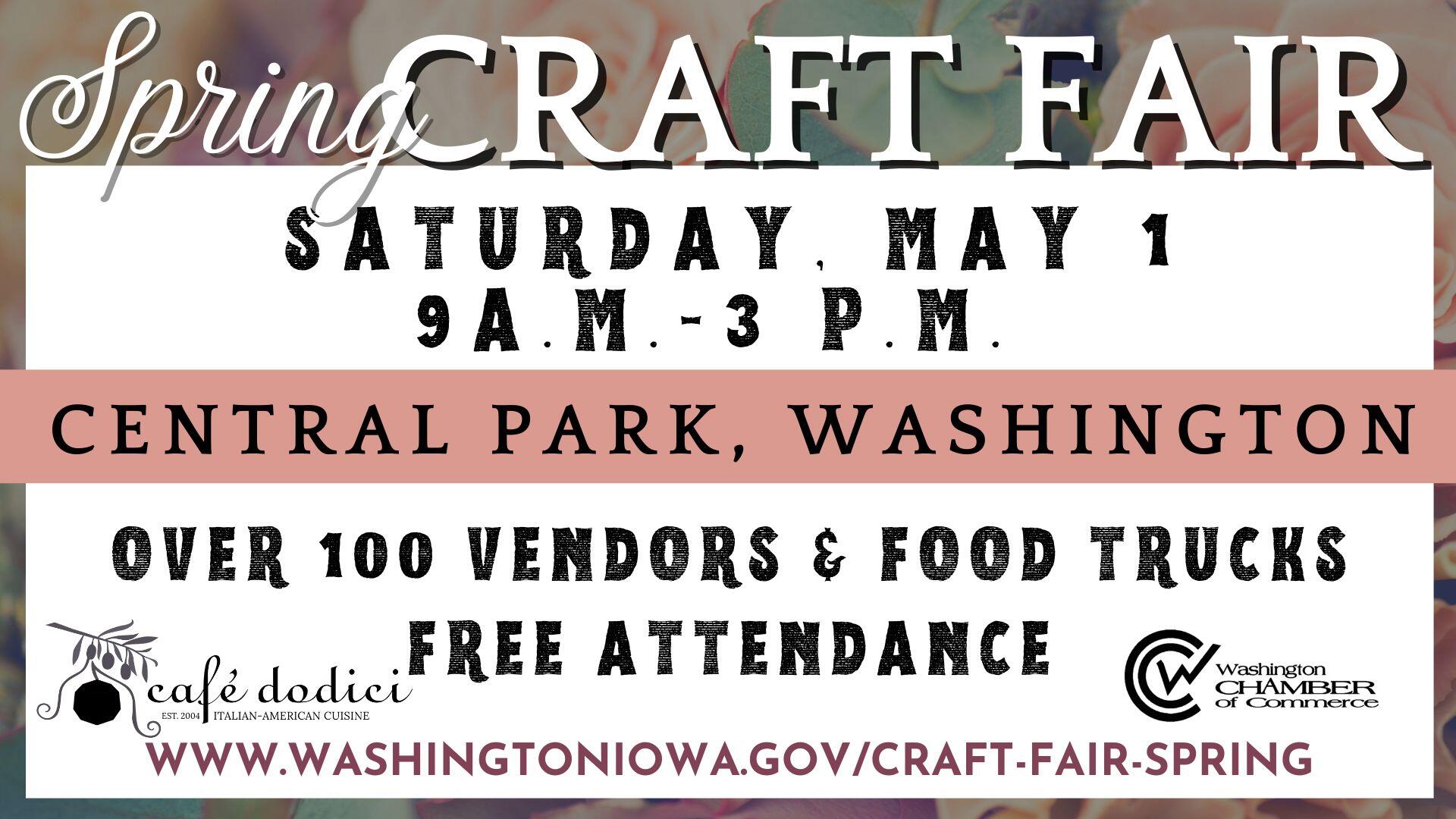 Campaign cover image for Spring Craft Fair 2027 Vendor Registration
