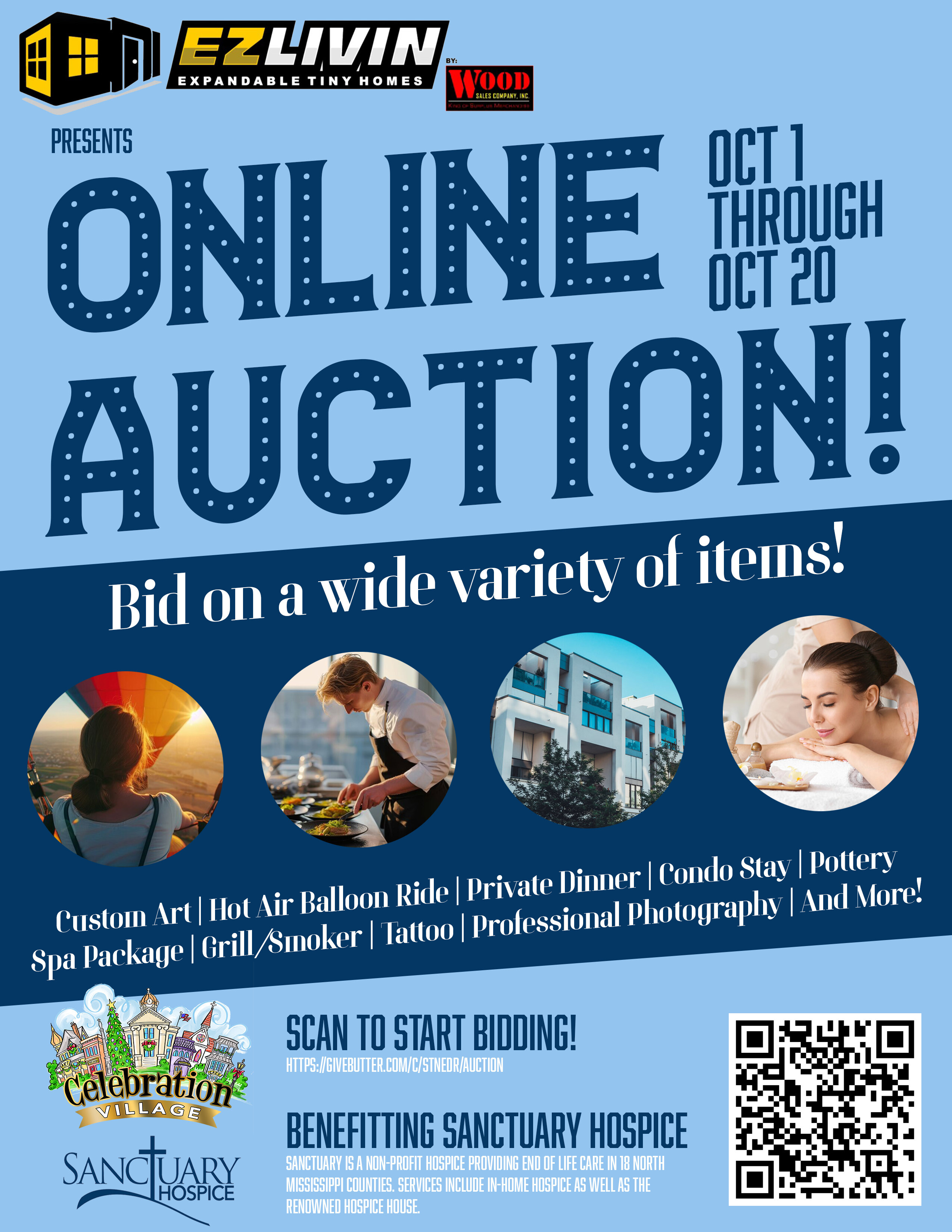 Campaign cover image for Sanctuary Hospice House CV Online Auction 2024