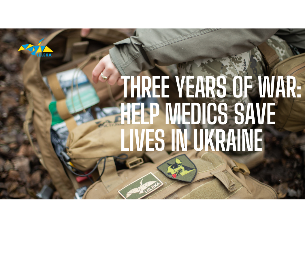 Campaign cover image for Three Years of War: Help Medics Save Lives in Ukraine