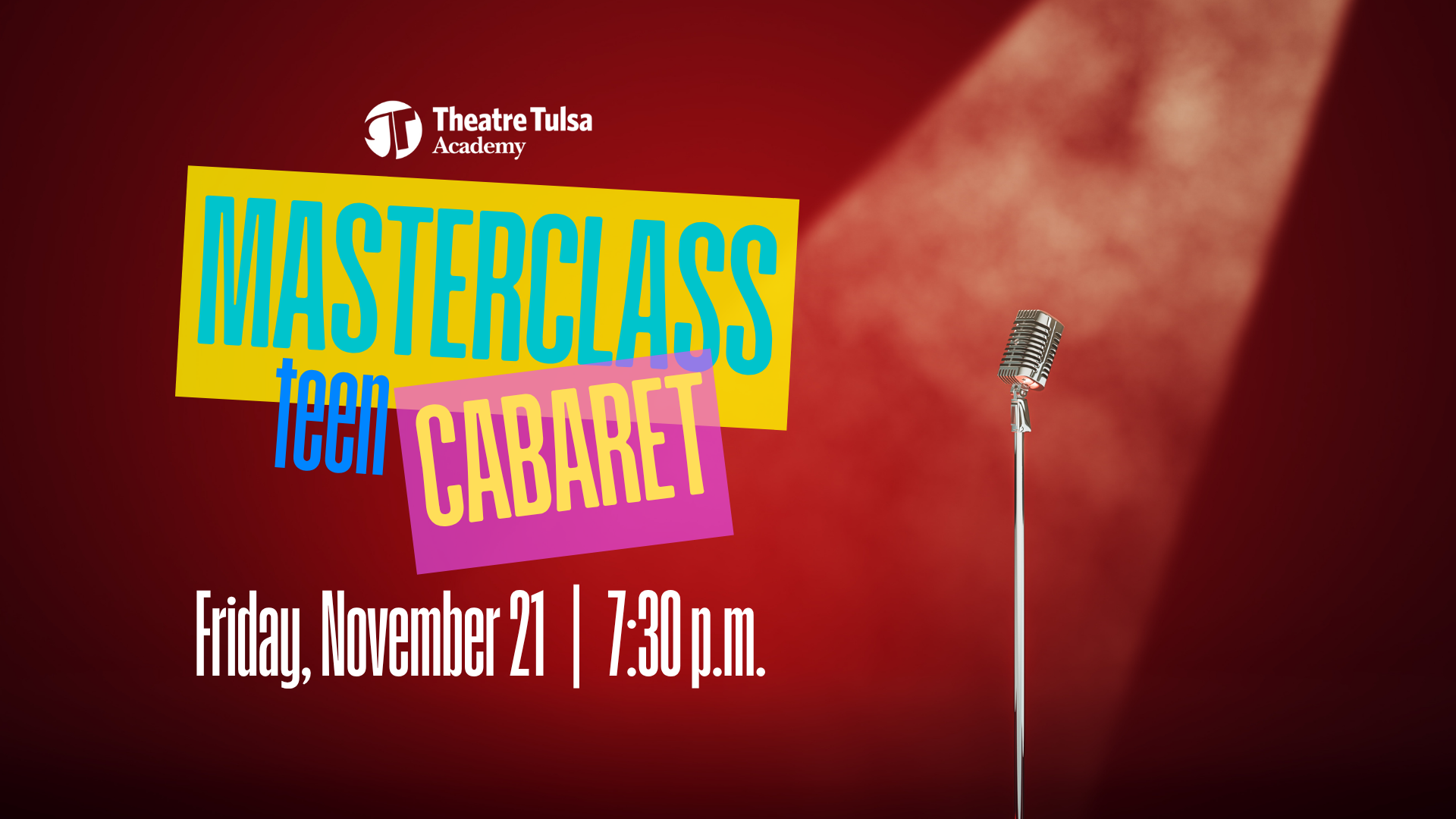 Campaign cover image for Masterclass Teen Cabaret 2025