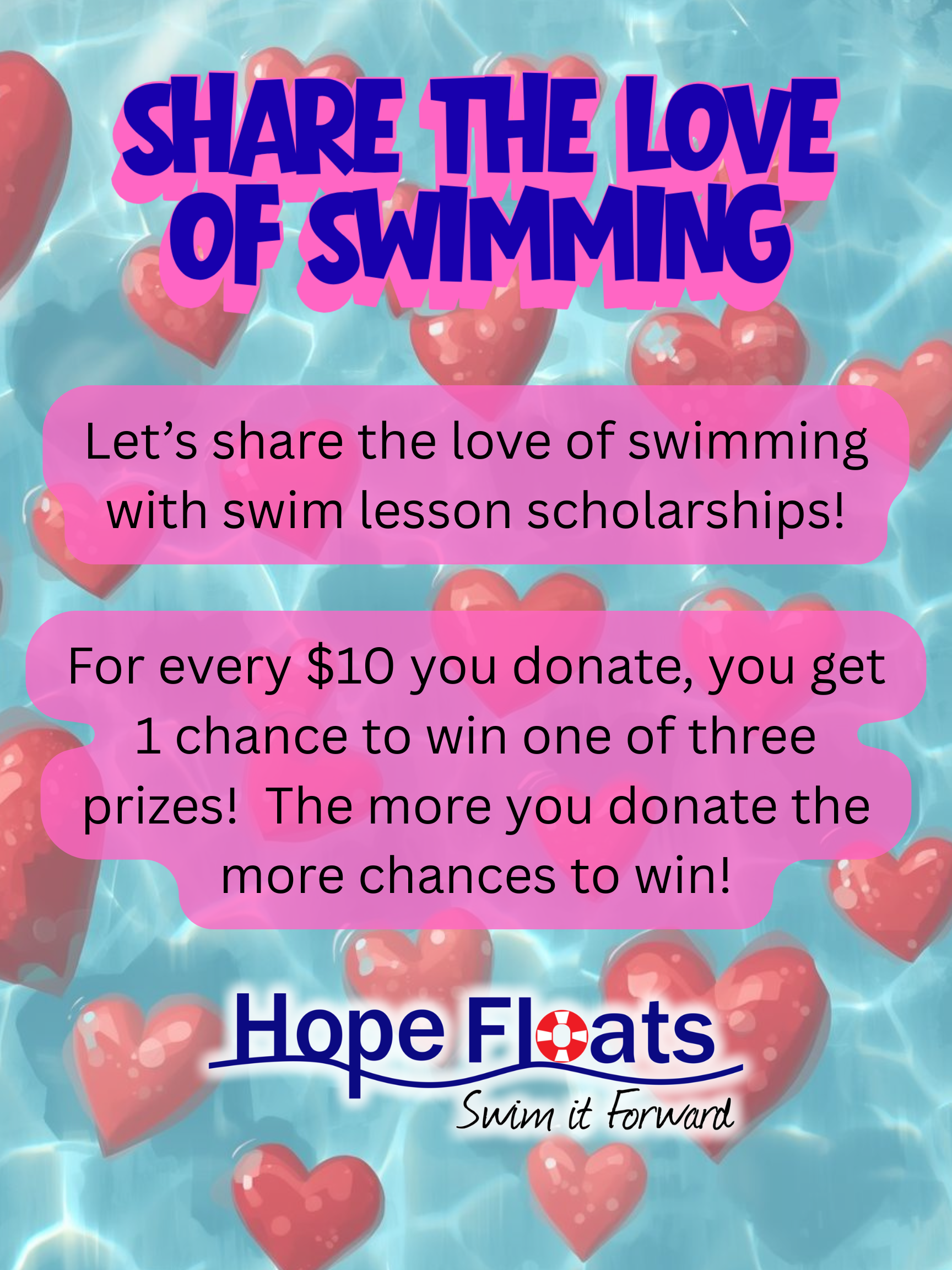 Campaign cover image for Share The LOVE Of Swimming  with BSS of Central Marietta