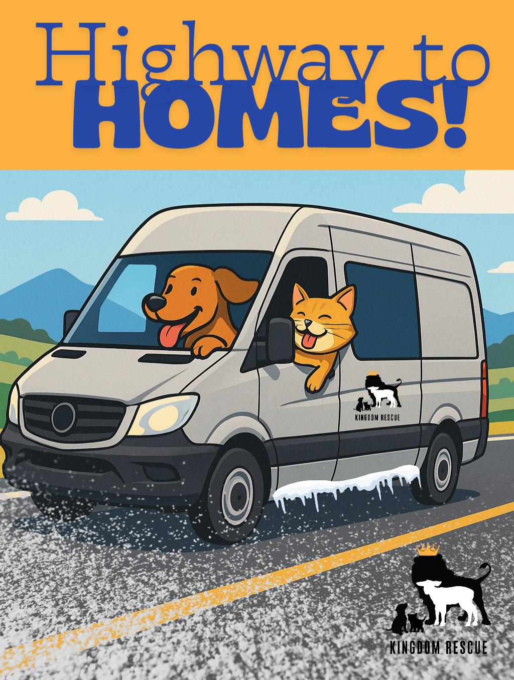Campaign cover image for Highway to Homes 🐾
