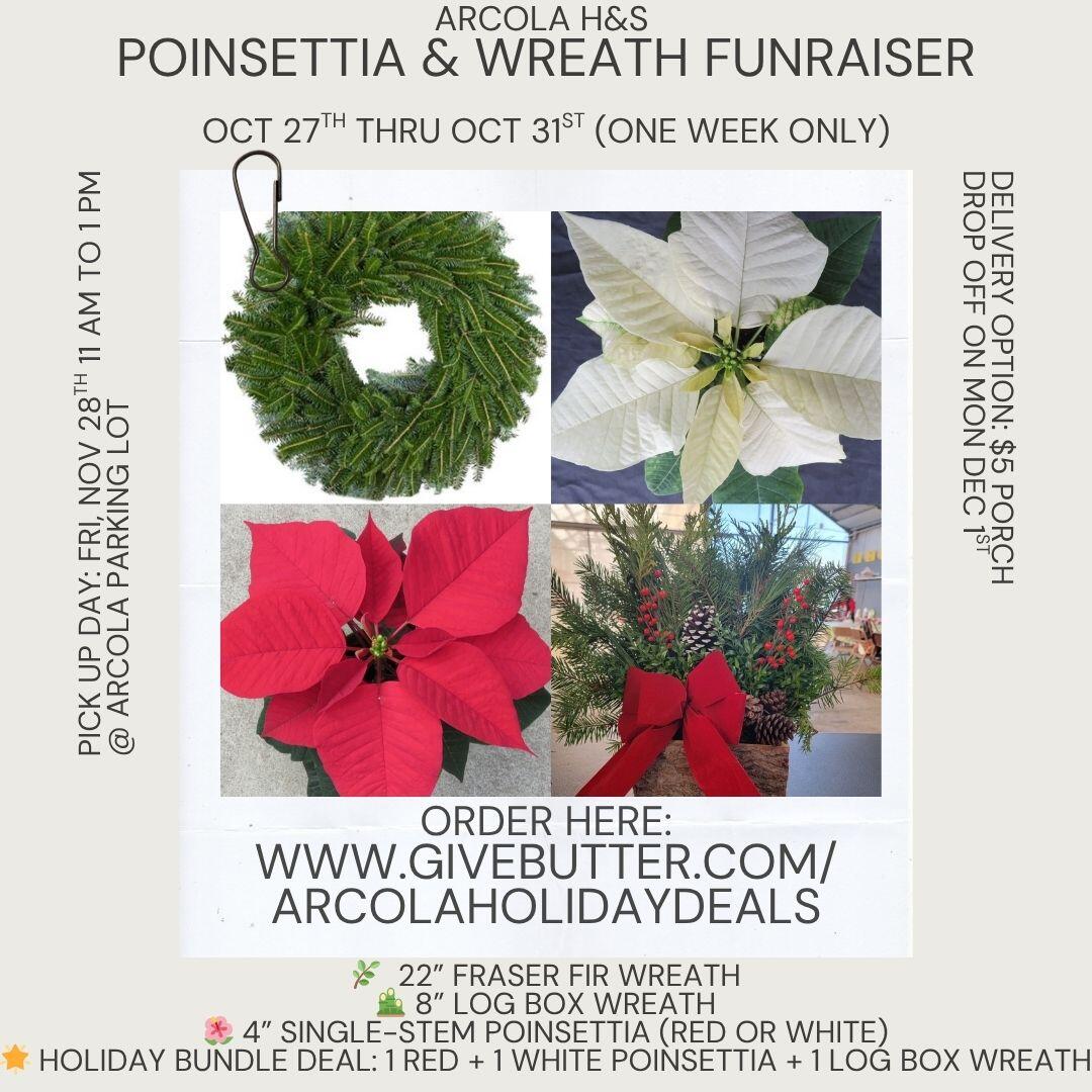 Campaign cover image for Arcola H&S Wreath & Poinsettia Fundraiser