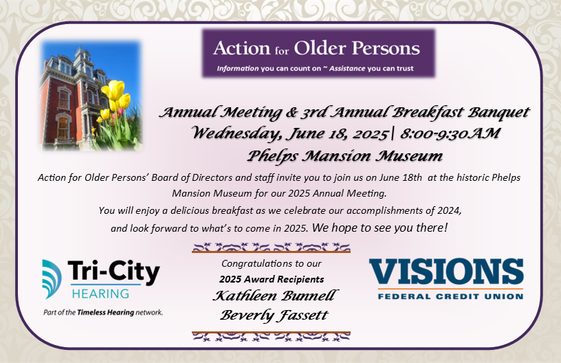 Campaign cover image for Action for Older Persons Annual Meeting and 3rd Annual Breakfast Banquet