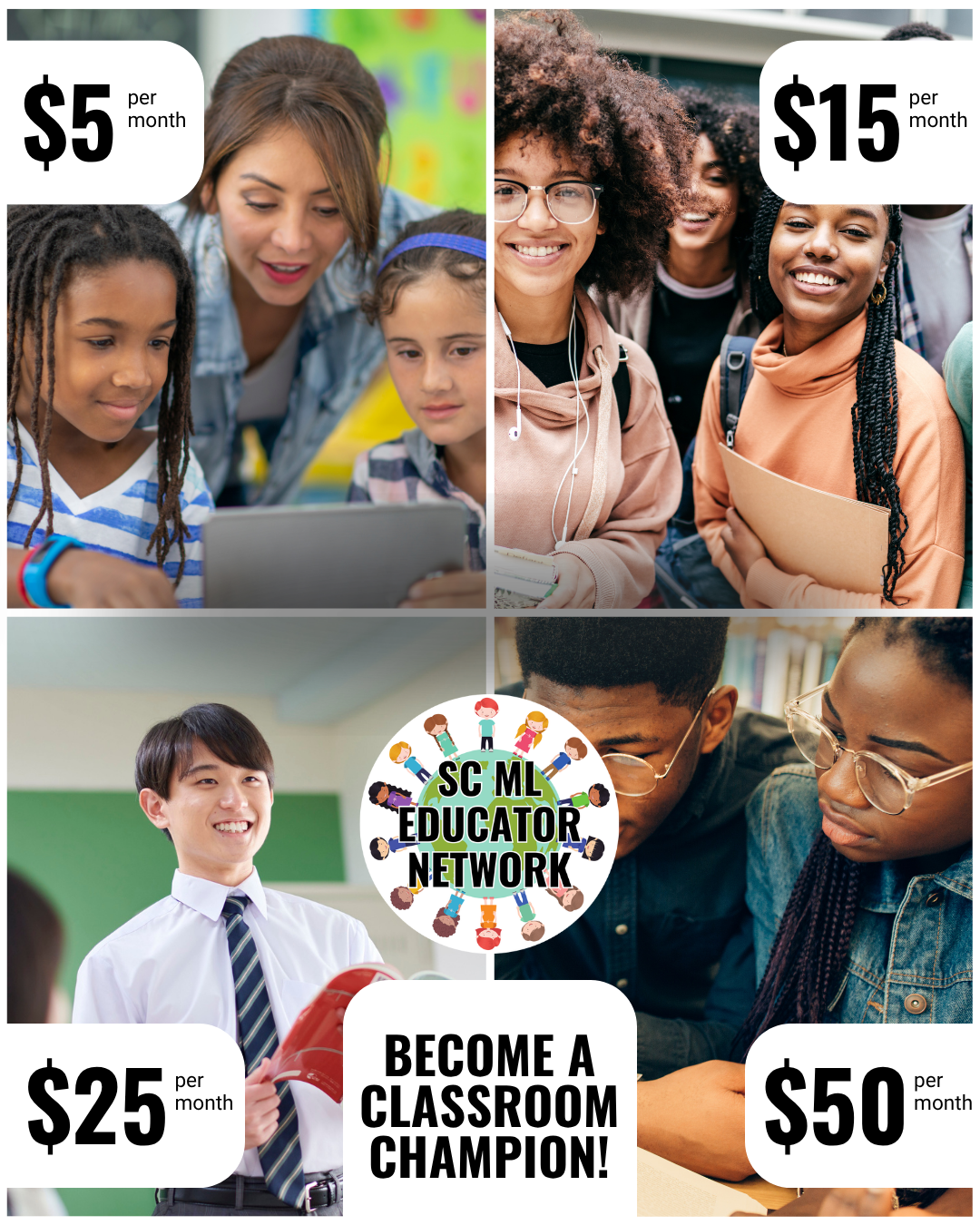 Campaign cover for Become a Classroom Champion