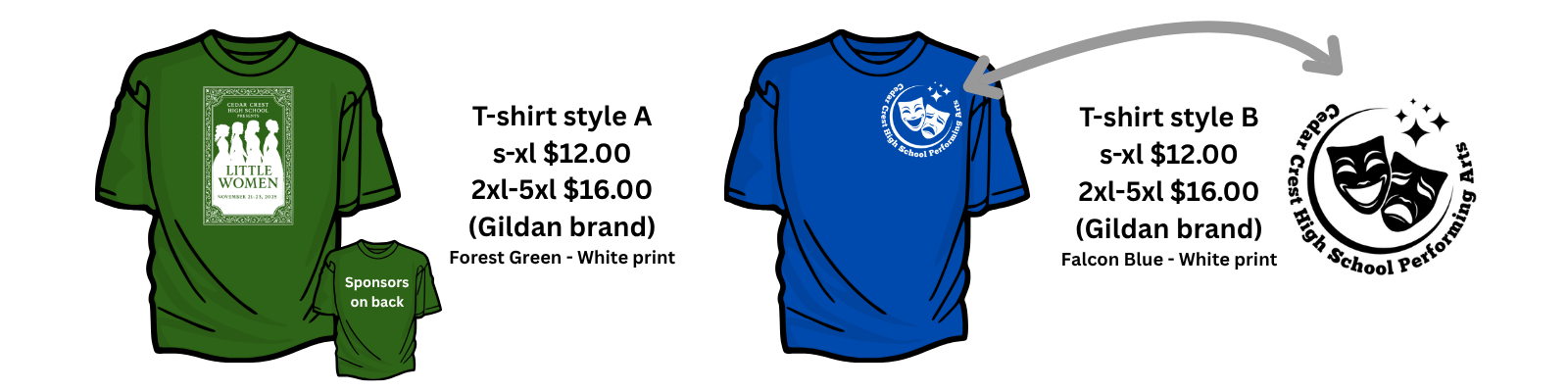 Campaign cover image for Fall Play T-Shirt Order Form