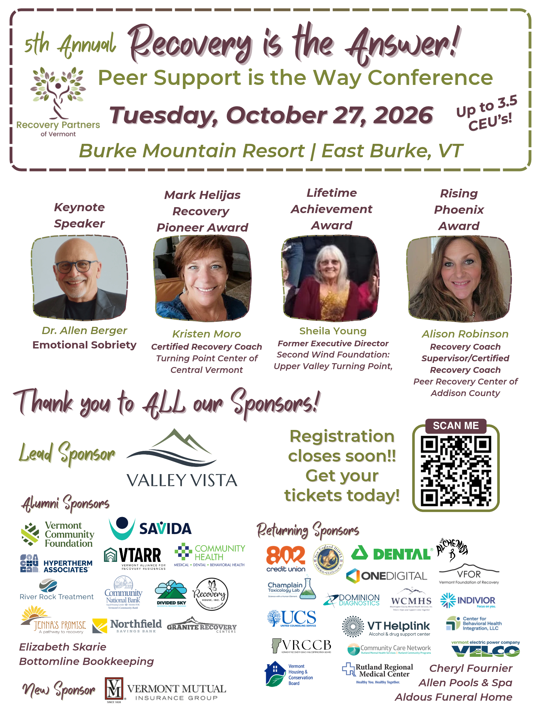 Campaign cover image for 5th Annual Recovery is the Answer Conference