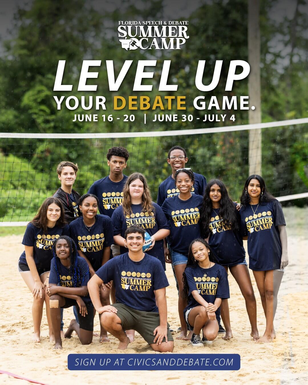 Campaign cover image for High School Speech & Debate Summer Camp