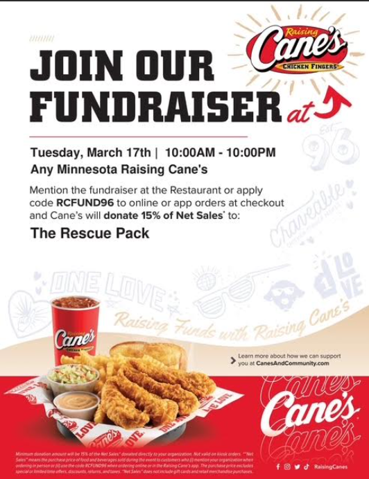 Campaign cover image for Raising Cane's Fundraiser