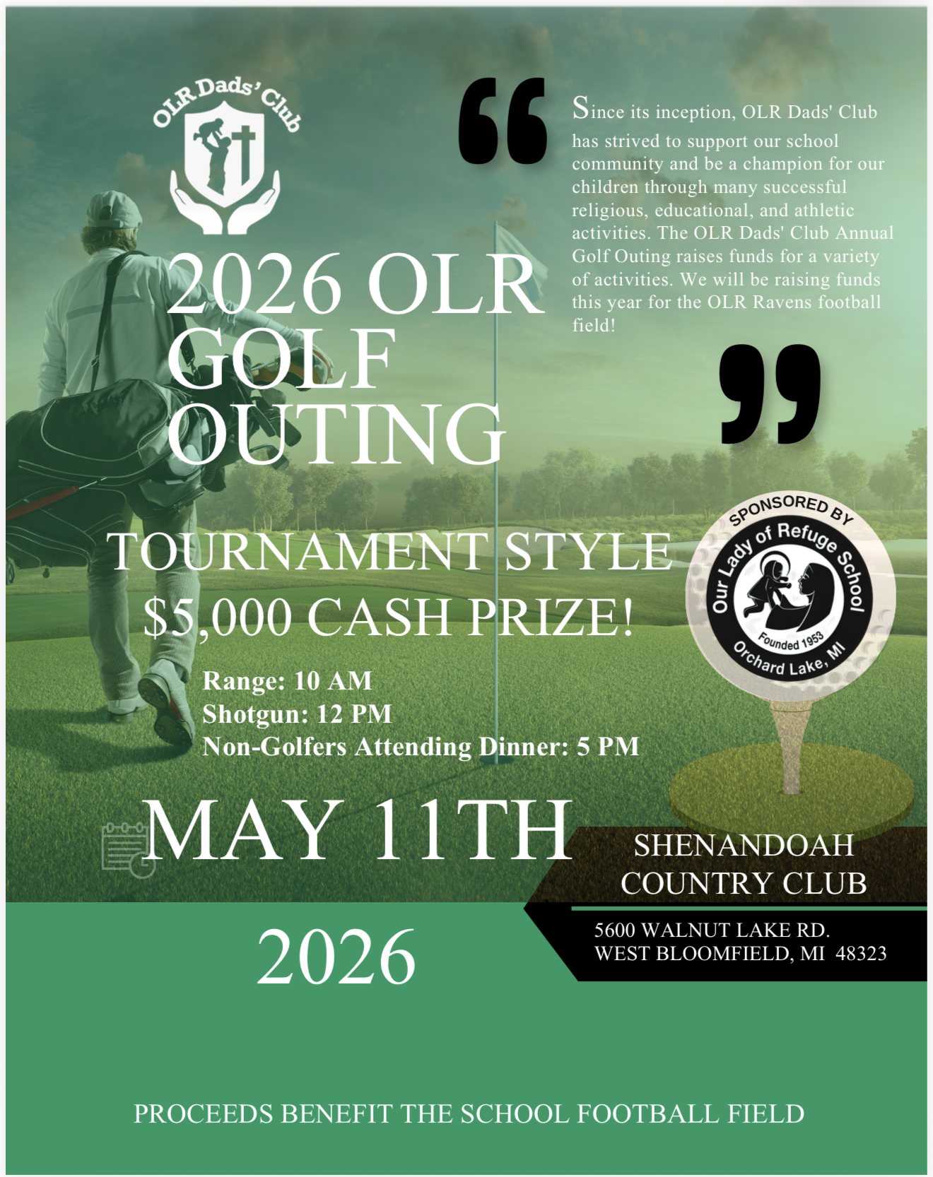 Campaign cover image for 2026 OLR Golf Outing