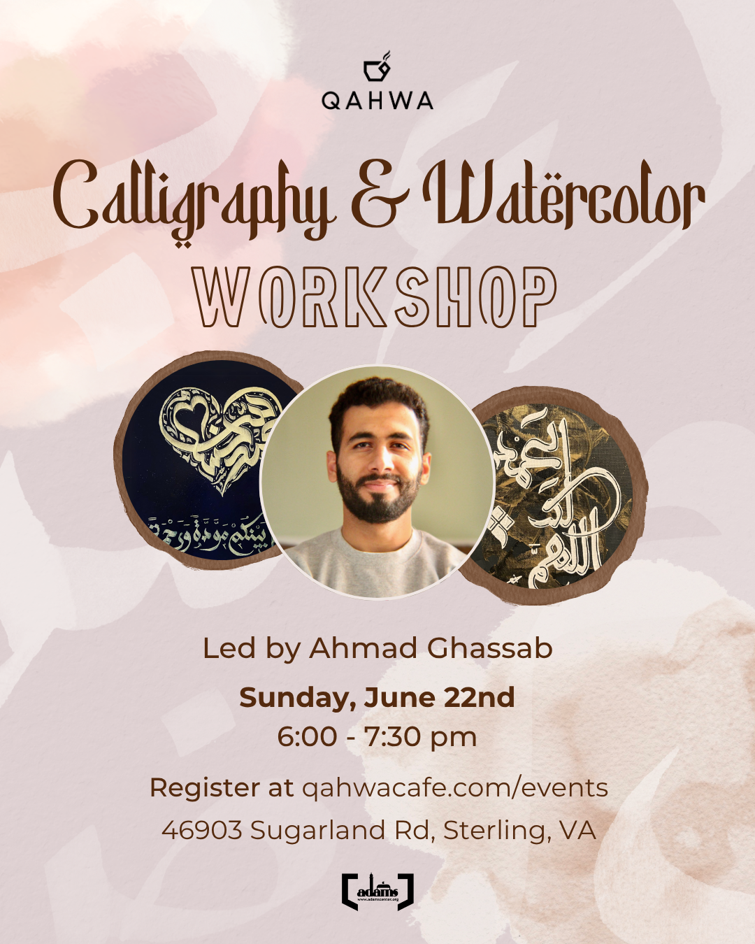 Campaign cover image for Calligraphy and Watercolor Workshop