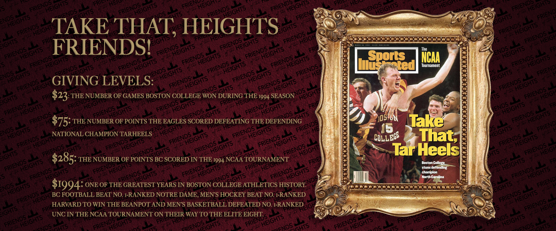 Campaign cover image for Take That, Heights Friends!