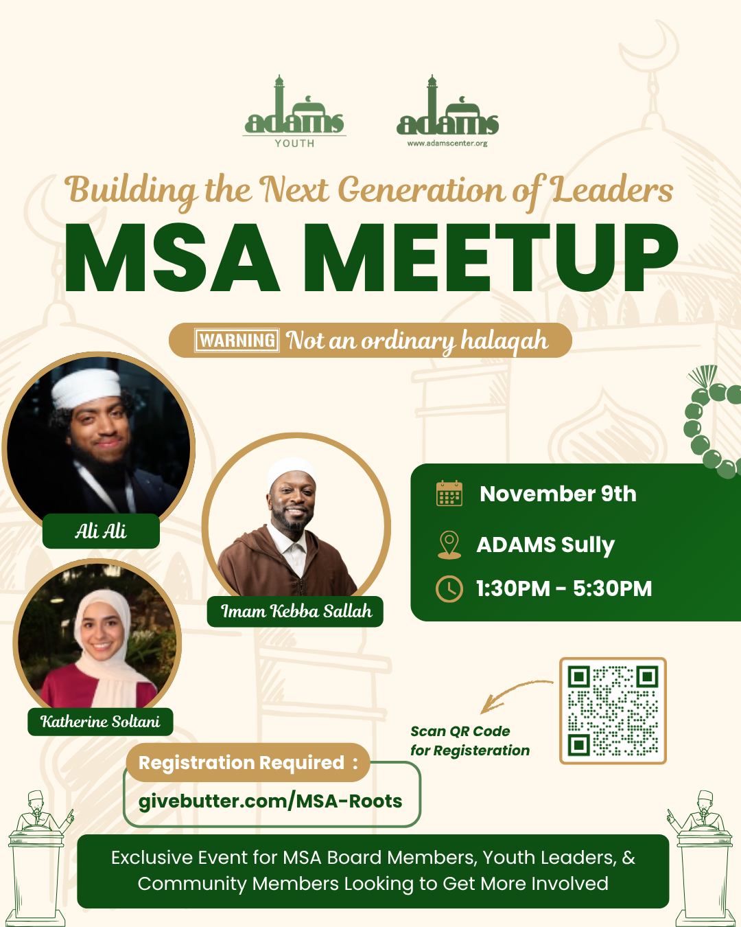 Campaign cover image for ADAMS Youth: MSA Meetup