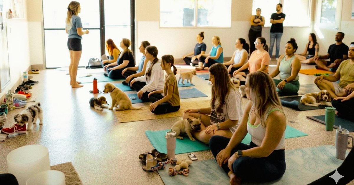 Campaign cover image for Paws. Pose. Puppy Yoga!
