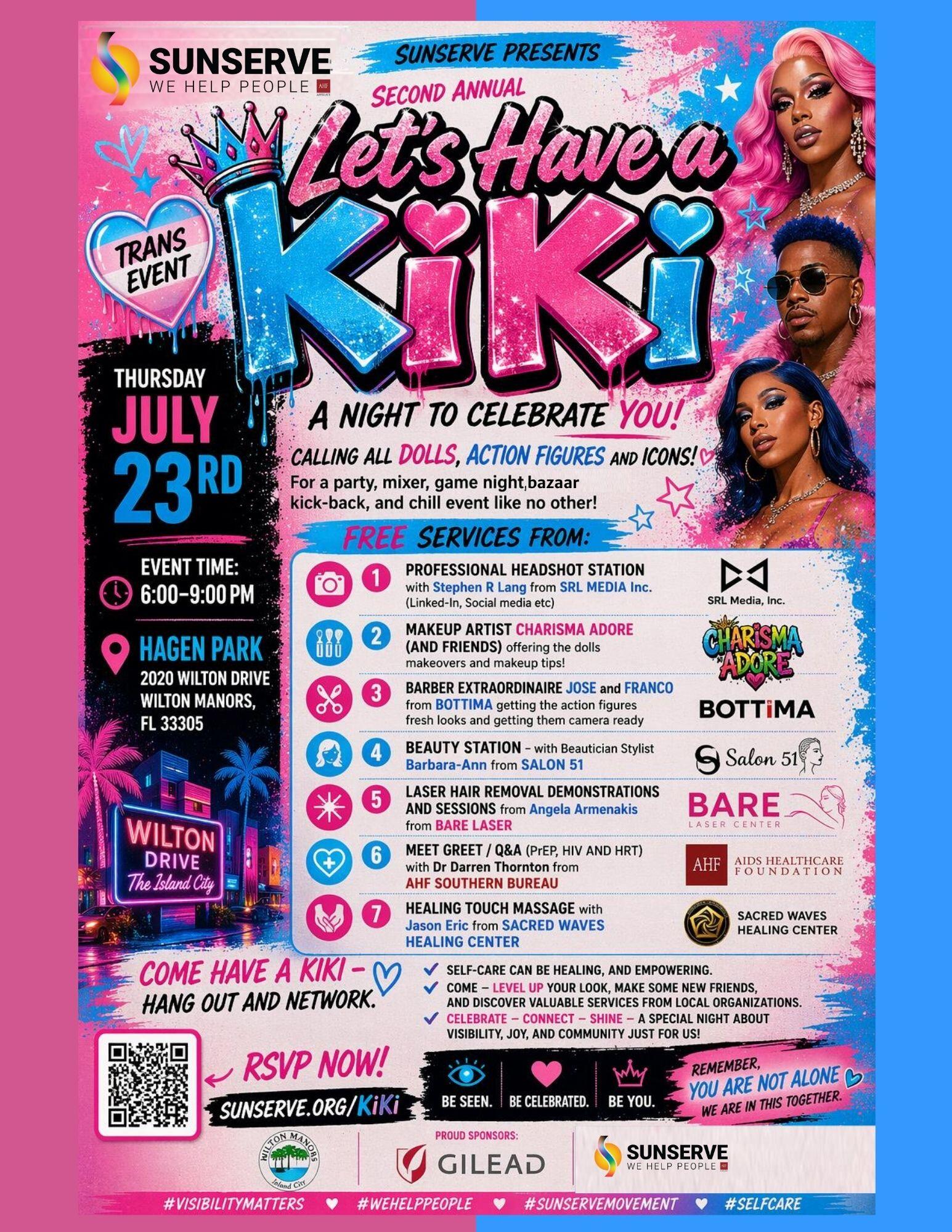 Campaign cover image for SunServe's Let's Have a Kiki (2nd annual)