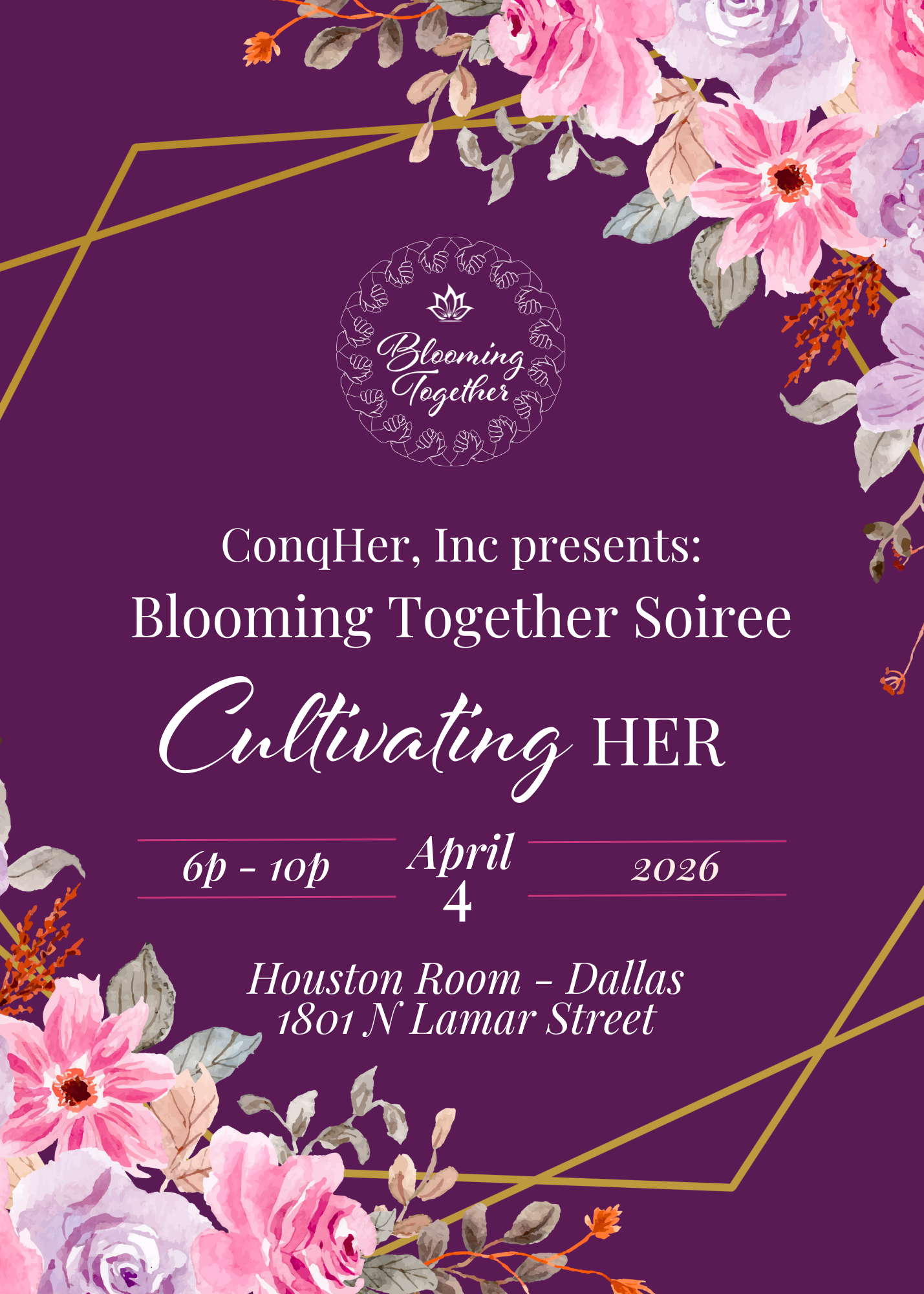 Campaign cover image for Blooming Together Soiree: Cultivating HER