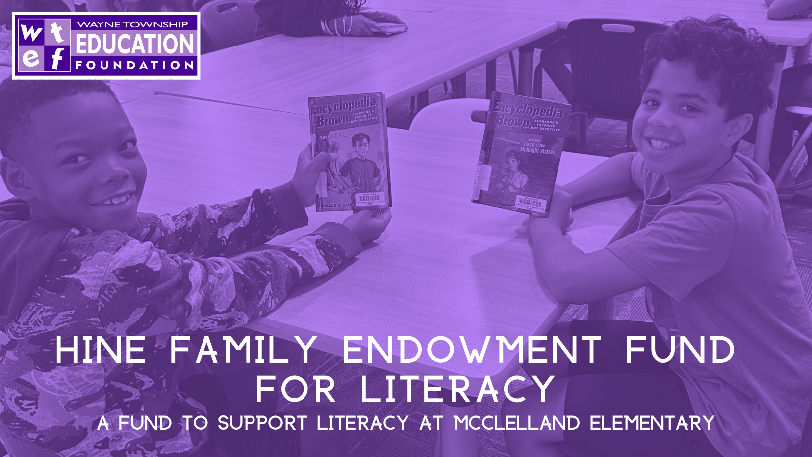 Campaign cover image for Hine Family Endowment Fund for Literacy
