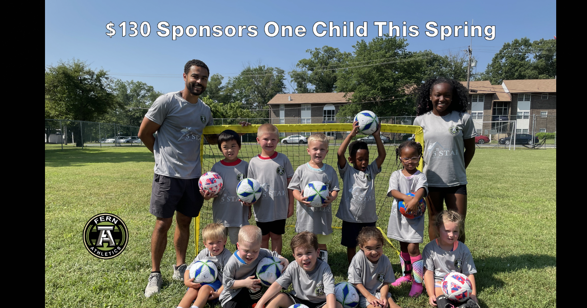 Campaign cover image for Help 36 Kids Play Soccer for Free This Spring