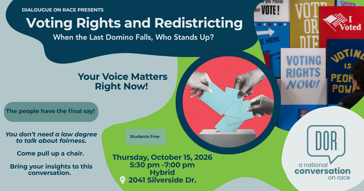 Campaign cover image for Dialogue on Race Presents: Voting Rights and Redistricting