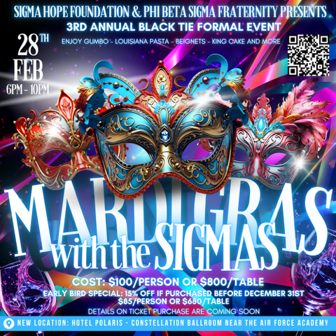 Campaign cover image for 3rd Annual Mardi Gras with the Sigmas
