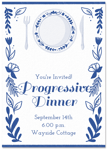 Campaign cover image for Progressive Dinner 2024