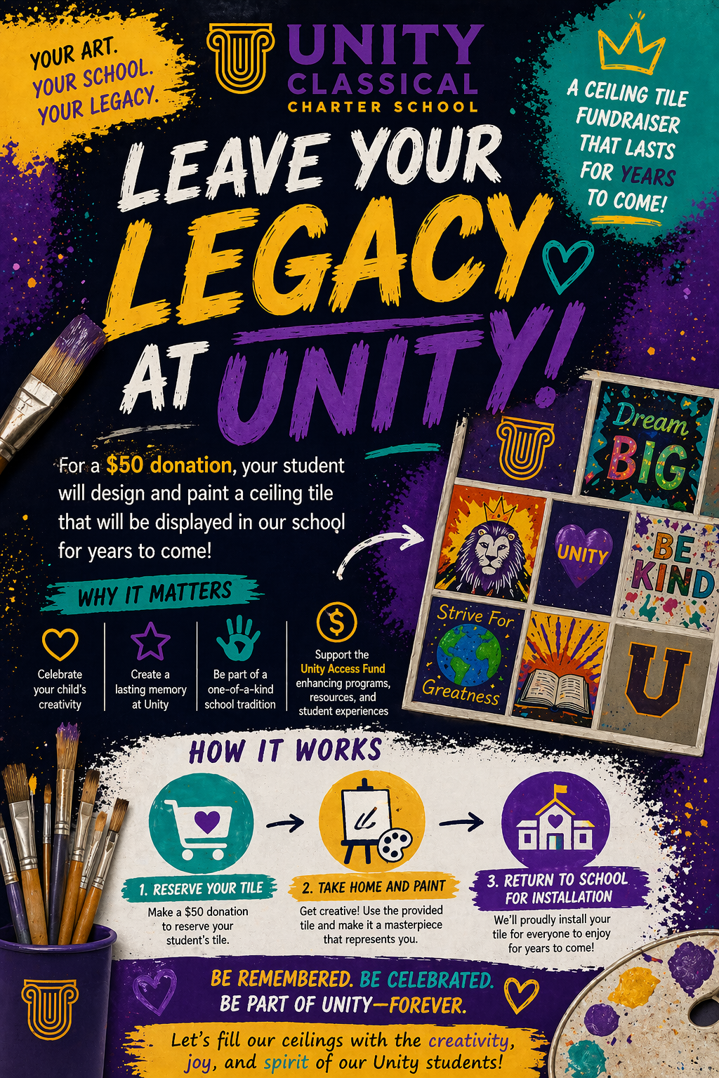 Campaign cover for "Leave Your Legacy at Unity"