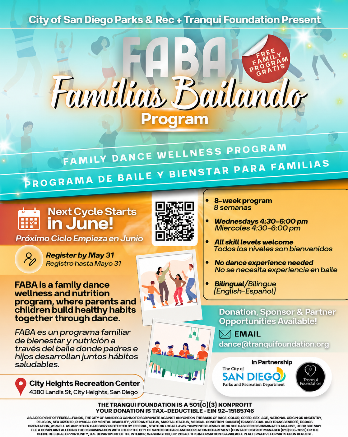 Campaign cover for FABA: Dance Wellness for Families