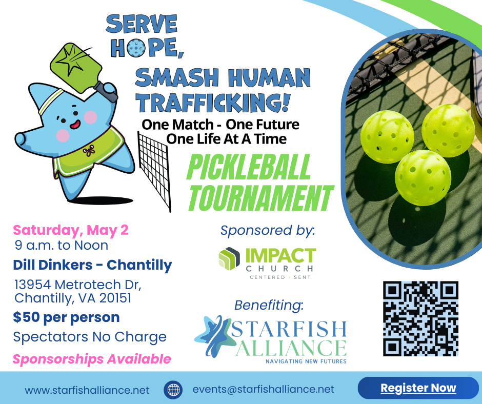 Campaign cover image for Serve Hope, Smash Human Trafficking! Pickleball Fundraiser
