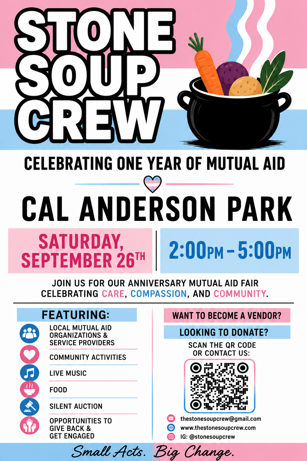 Campaign cover image for Stone Soup Crew's One-Year Anniversary & Mutual Aid Fair