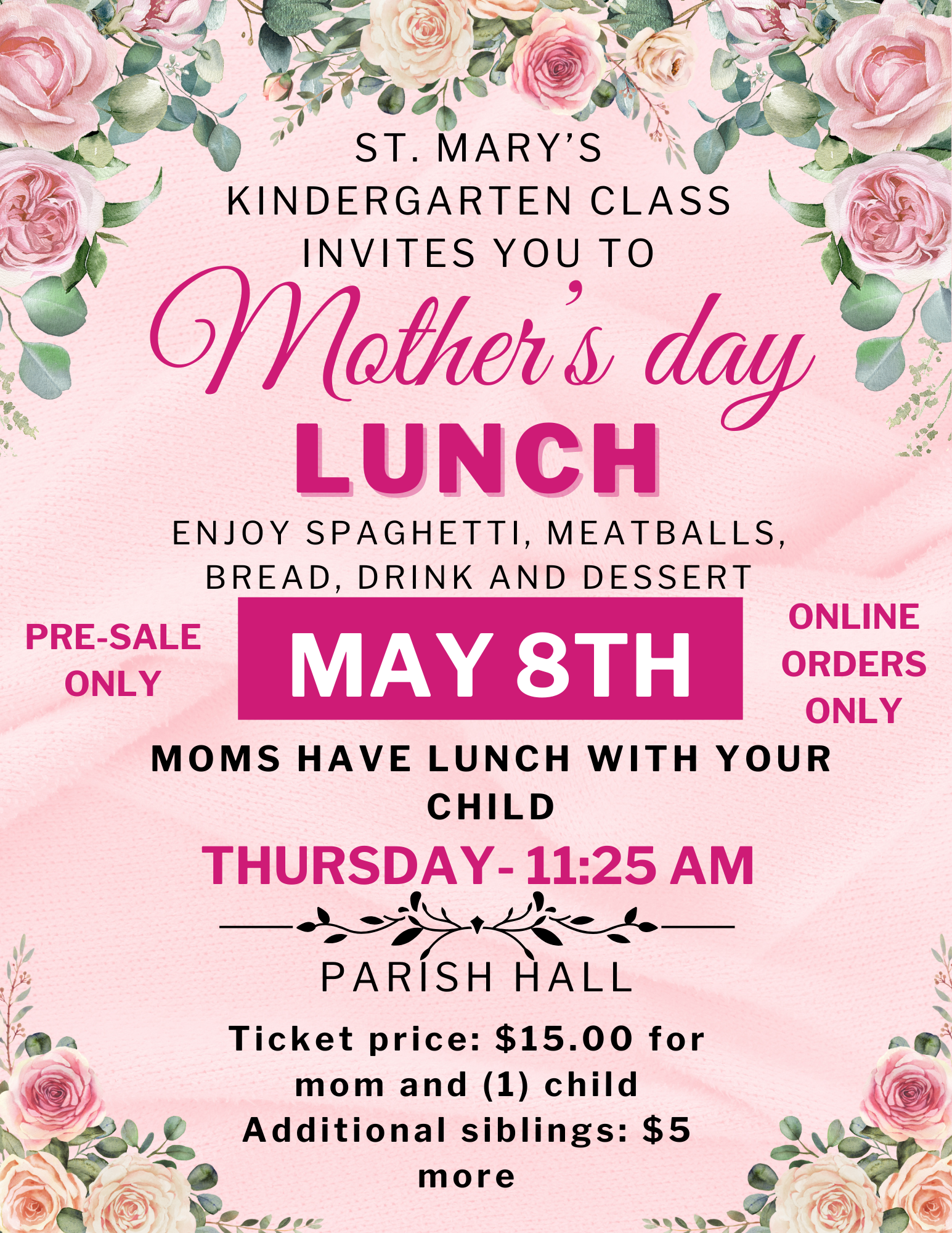 Campaign cover image for Mother's Day Lunch