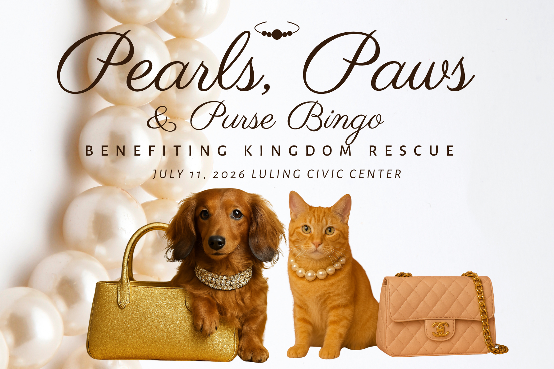 Campaign cover image for Paws, Pearls, and Designer Purse Bingo