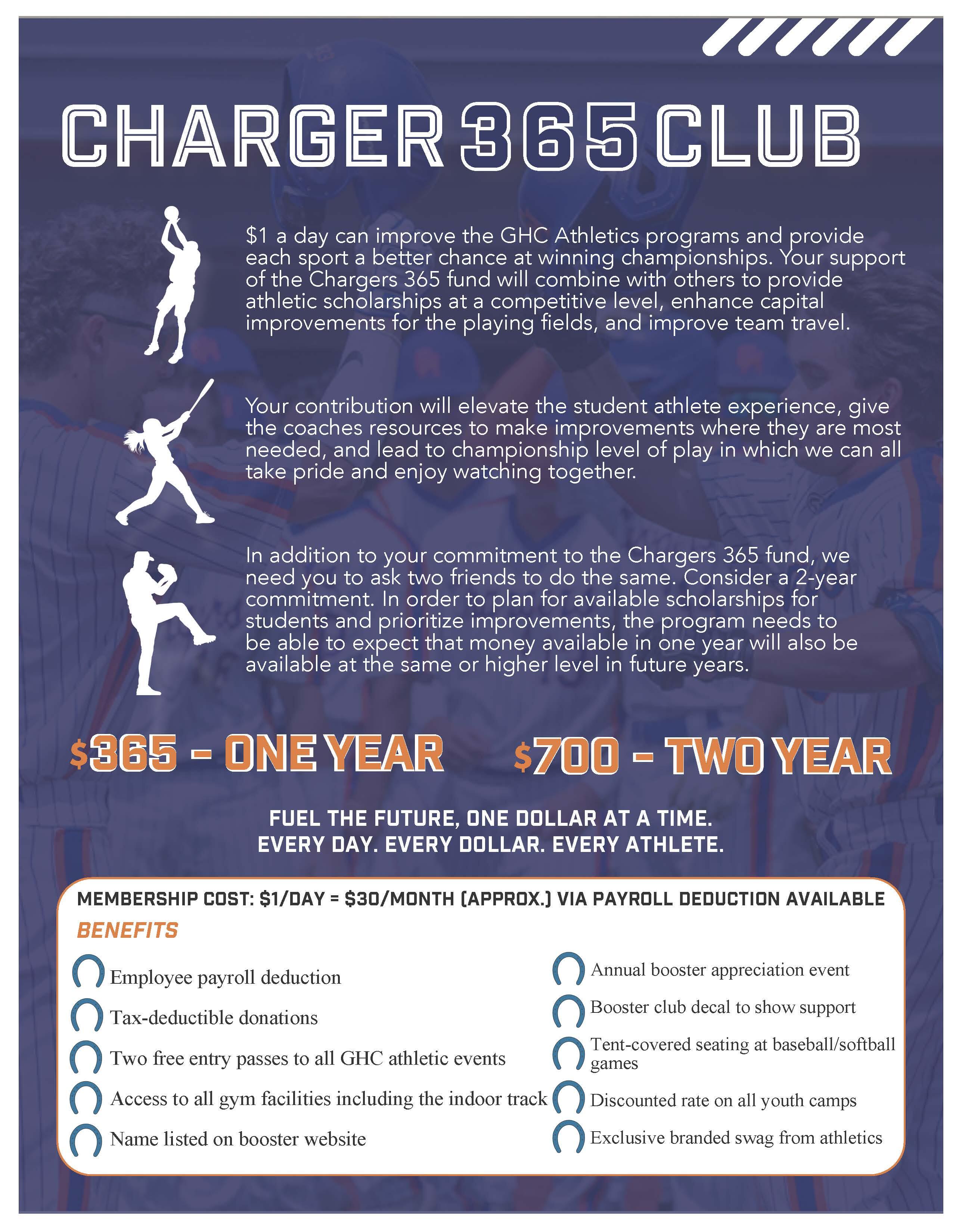 Campaign cover image for Chargers 365 Booster Club