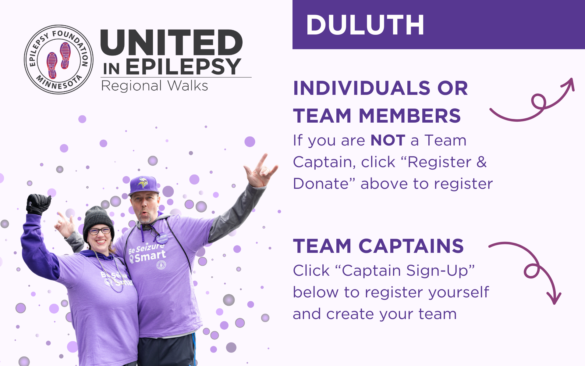 Campaign cover image for 2025 United in Epilepsy Duluth Walk