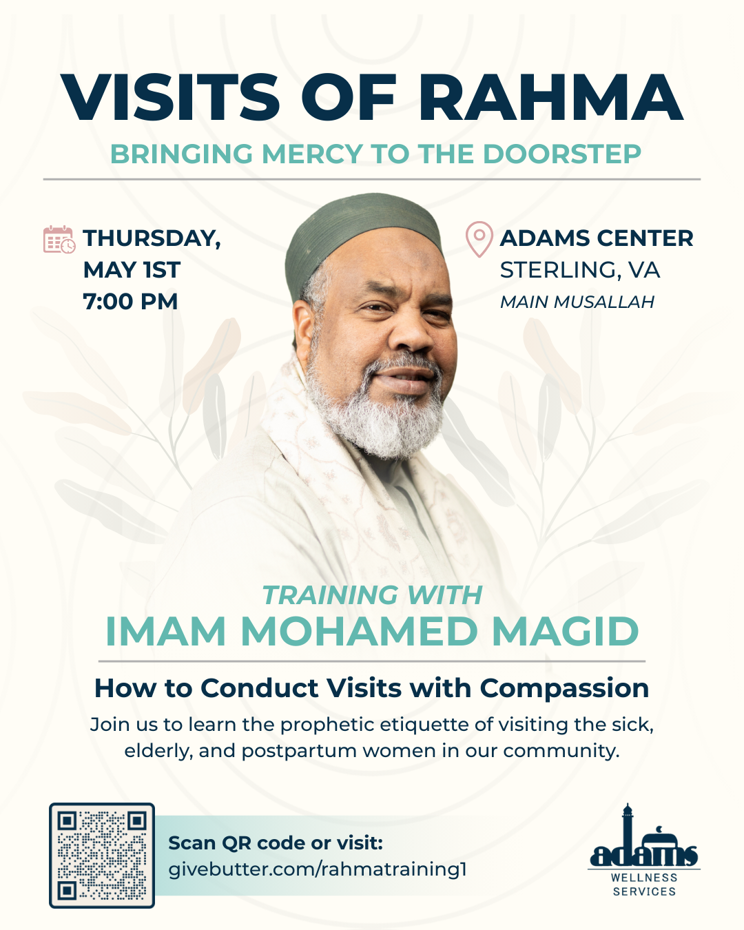 Campaign cover image for Visits of Rahma Training