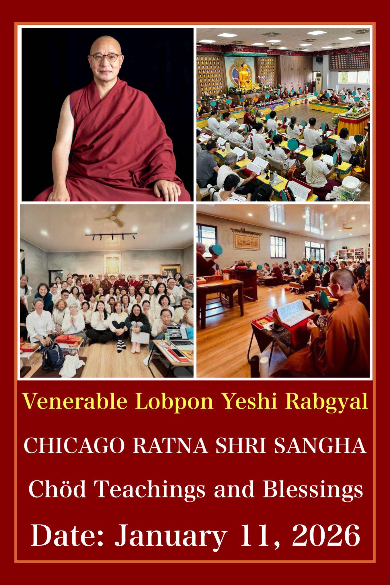 Campaign cover image for Chöd Teachings & Practice with Lopön Yeshi Rabgyal