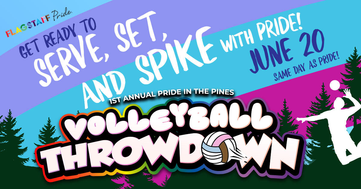 Campaign cover image for 1st Annual Pride in the Pines Volleyball Throwdown!