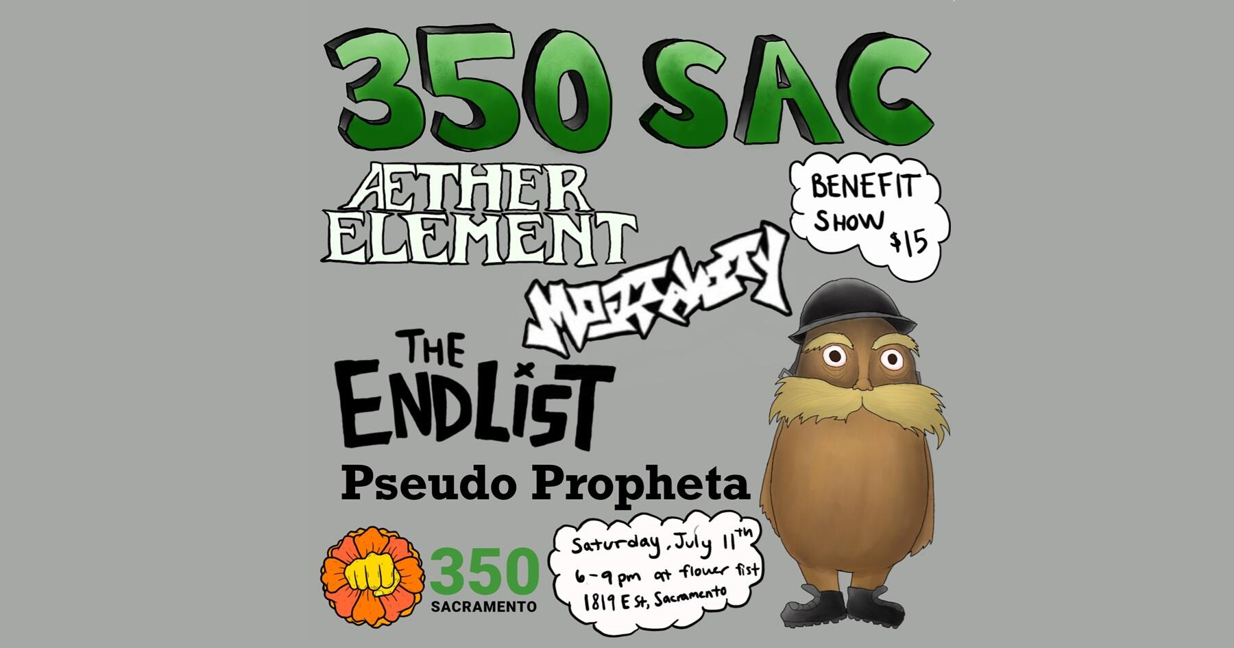 Campaign cover image for Punk Rock Benefit for 350 Sacramento