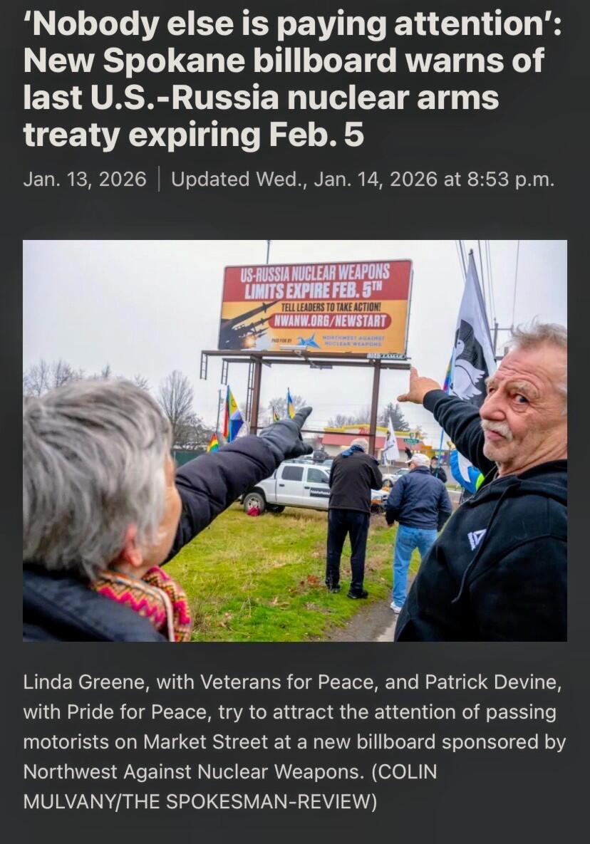 Campaign cover image for Help Us Expand Our Anti-nuke Billboard